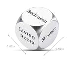 Valentines Day Gifts,Date Night Dice,Christmas Anniversary For Men Him,Funny Couple Gifts For Boyfriend Husband, Mens Stocking Stuffers, White Elephant Gifts For Adults (Location Dice)