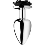 Black Rose Anal Plug- Medium