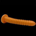 Screw Threaded Butt Plug Anal Trainer Kit with Powerful Suction Base, Soft Anal Stimulator Liquid Silicone Gradual Stimulation Anal Plug Adult Sex Toy for Beginner and Advanced Users (13.1in)