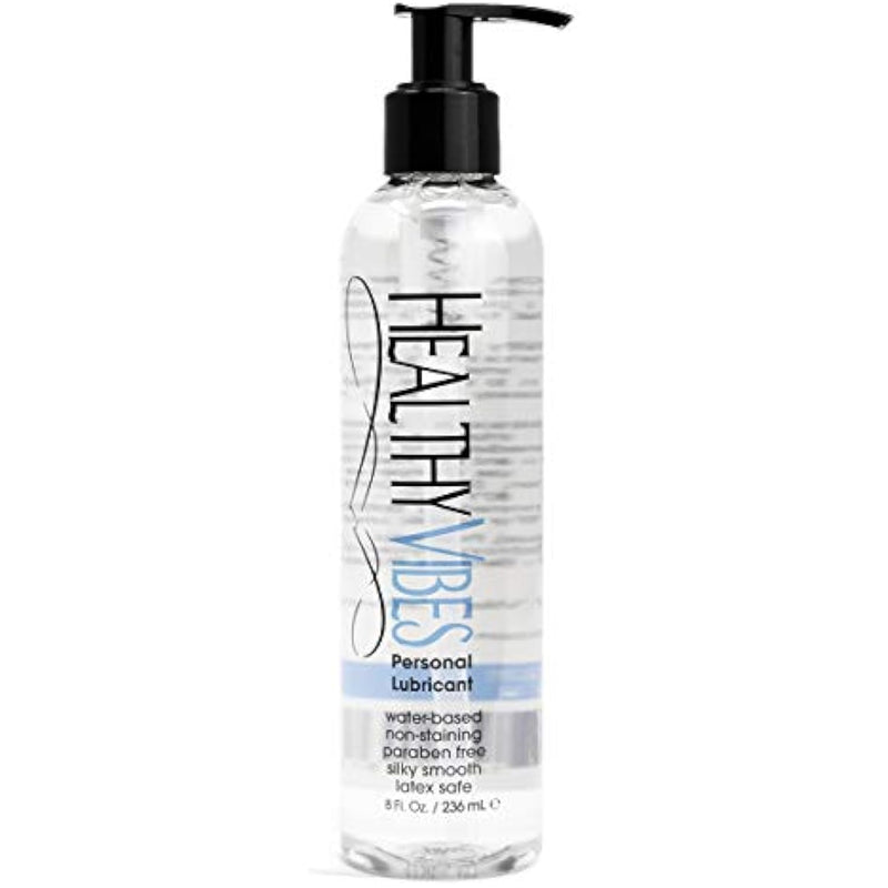Water Based Personal Lubricant, Lasts Long Easy To Clean, Lubricant For Privacy W/Latex & Silicone, Men Women Couples Solo Play, 8 Oz
