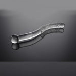 Glass Double Dildo Adult Sex Toys For Couples, Clear Dildo Glass Butt Plug Anal Toy Curved Dildo For G Spot Stimulator Prostate Massager, Realistic Dildos Anal Sex Toys For Men Women