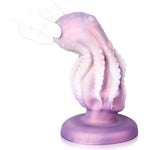Anal Dildo Thick Anal Plug With Suction Cup, Soft Silicone Octopus Anal Sex Toys Big Anal Trainer Toys Helloween Dildo Anal For Women And Men (Pink-S)