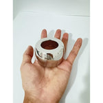 Stainless Steel Ball Stretcher Scrotum Metal Penis Lock Cock Ring Male Delay Ejaculation Erection Cock Ring Slave Sex Toy Man (Magnetic 40Mm)