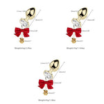 Couples Sex Toys Sm Training Bell Metal Bullet Anal Plug Bow Butt Plug with Expanded Jewelry Base