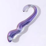 Crystal Dildo Female Glass Analplug For Massage G Spot Transparent Butt Plugs Consolador With Handle Sm Anal Wand Adult Sex Toys