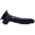 9 Inch Suction Cup Dildo With Lube 1Oz | Harness Compatible Strap-On Dildo | Realistic Dildos