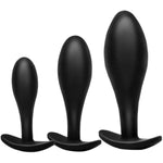 Anal Plug Anal Sex Toys,3Pcs Butt Plug,Silicone Anal Toys,Anal Training Kit,Adult Sex Toys Games Butt Plug,Easy Insertion For Beginners Advanced Users With Flared Base Prostate Sex Toys
