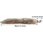 Sexy Fox Tail Cosplay Butt Plug,Anal Plug For Beginners Women Men Couple,Stainless Steel But Plug Sm Bondage Adult Sex Toys