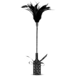 Sex Feather Tickler For Adults Bedroom Bdsm Sex Toy Crop Cosplay Bondage Spanking French Tickler 16 Inch Black