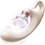 Bendable Clit Sucker Vibrator With Tongue Licking Stimulation, Rabbit Sucking Vibrators With 8 Vibrating & 3 Sucking Modes, Soft Silicone Sex Toy For Women And Couple Waterproof Suction Toy