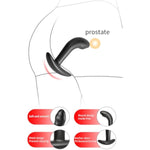 Electric Prostate Massager Electric Shock Anal Plug Dildo Multi-Frequency Electric Shock Posterior Butt Plug Exercise Wearable Plug Anal For Men And Women