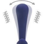 Butt Plugs Kits Adult Silicone Anal Plug 3 Pcs Beginners Male Female Sex Toys Training Set (Deep Blue)