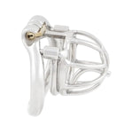 Male Chastity Device With Removable Pa Puncture Hinged Ring Small Cock Cage Sex Toy K1850 50Mm