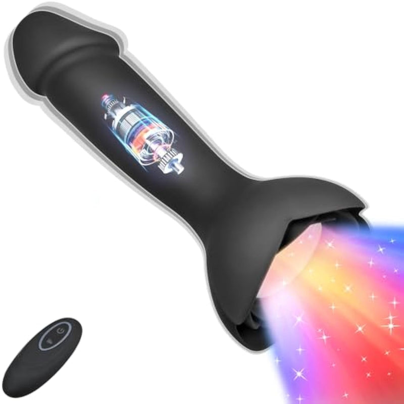 Silicone Anal Plug Vibrator With 7 Vibration Modes Waterproof Design, Dildo Head Design Anal Vibrator Butt Plug Adult Sex Toys For For Men Women And Couples