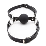 Double Silicone Mouth Ball Gag Mouth Harness Open Mouth Plug Strap On Bondage Restraint Sm Fetish Sex Toys For Women Men Couples