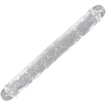 13.7 Inch Double Ended Dildo - Double Sided Dildo Realistic Jelly Flexible Dong For Lesbian Anal Vagina Play G-Spot Simulation Sex Toys For Women Men Couple
