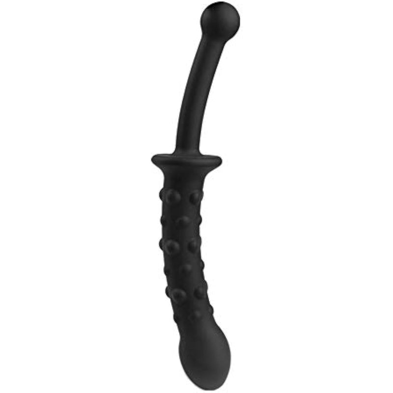 Silicone Prostate Massager Anal Butt Plug With Floating Point And Handle Round Head Anal Training Sex Toys For Men Women