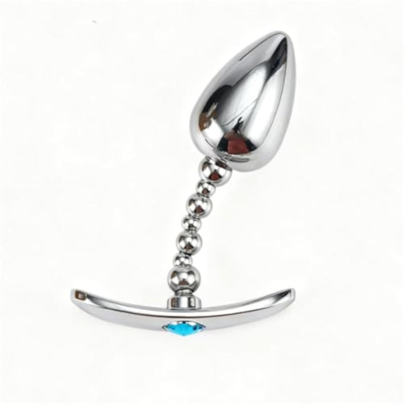 Luxury Metal Anal Hook Anchor Ball Shaped with 3 Diverse Sizes for Beginner and Advanced Use