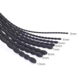 Urethral Sounds, 8 Pcs Set Silicone Penis Plug Multi Beads Urethral Dilator Masturbation Rod Bladder Stimulation For Men, Black