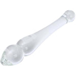 7.5'' Clear Glass Dildo Transparent Crystal Penis G-Spot Stimulation Anal Plug Female Masturbator