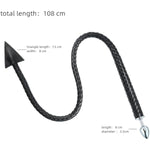 Plug With Devil'S Tail, 108 Cm Extra Long Tail With Metal Anal Plug, 2 In 1 Faux Leather Devil Sex Whip Tail Sex Toys, Fetish Cosplay Role Play Sm Sex Toy Butt Plug For Couples Women And Men Sex Life