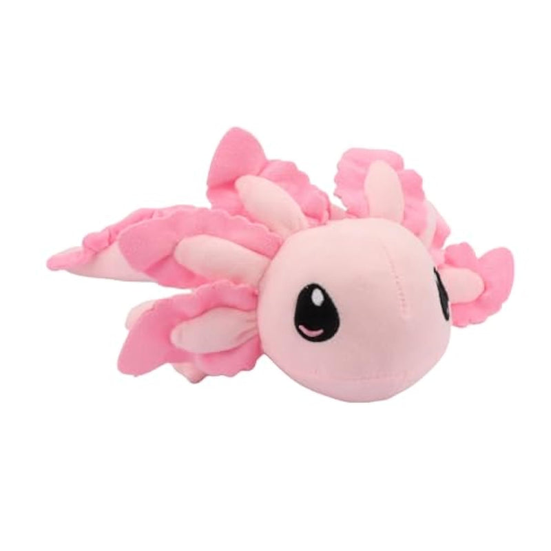 Pink Realistic Axolotl Plush Toy 17.7", Adorable Soft Salamander Stuffed Animal, Ultra-Soft Hugging Plushies Pillow, Ideal Gift For Kids, Girls, Boys, Birthday Holiday Christmas