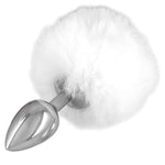 Soft and Cute FauxFur Bunny Tail Anal Plug for Intense Sensations