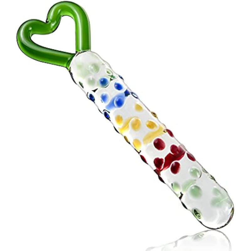 G-Spot Pleasure Wand Glass Dildo Adult Products Colorful Butt Expander Crystal Anal Plug Anal Masturbator Sex Toy Suitable For Couples Women And Men