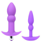 Perfect Plug Kit Silicone Anal Starter with 3-Speed Vibrating Bullet