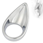 Penis Erection Ring for Male Training and Exercise - Stainless Steel Chastity Device