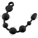16.5 Inch Vibrating Anal Beads + 14 Inch Silicone Vibrating Anal Beads