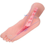 Male Masturbators Cup, Realistic Fetish Foot With Torso And Vaginal, Female Mannequin Foot Male Masturbation Stroker For Man (Right)