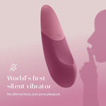 Vibe Pink Ultrawave Clit Stimulator Lay On Vibrator & Pjur Aqua Water Based Personal Lubricant 3.4 Fl Oz - Female Sex Toys Bundle