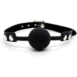 Ball Gag Black Silicone Large - 2 Inch By Happynhealthy