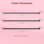 Silicone Penis Plug, 3 Pcs Urethral Plug Set, Urethral Dilator, Bladder Stimulation Masturbation Rod, Male Urethral Stretcher, Urethral Toys Adult Sex Toys For Men