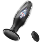Anal Plug Vibrator Adult Sex Toy With Bottom Suction Cup, Ice Cream Shaped Vibrating Butt Plug With 7 Vibration Modes Wireless Remote Control Masturbator For Men And Women Adult Pleasure