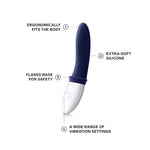 Billy 2 Vibrating Prostate Massager, Anal Vibrator For Men With 8 Pleasure Settings, Smooth And Rechargeable Anal Plug, Anal Toys For Men, Mens Prostate Toy, Deep Blue