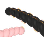 Pink Anal Stretcher Trainer Super Long Thick Anal Plug Anal Beads Silicone Suction Cup Butt Plug Spiral Masturbation Dildo Adult Sex Toys For Women And Men,Prostate Massager (S)