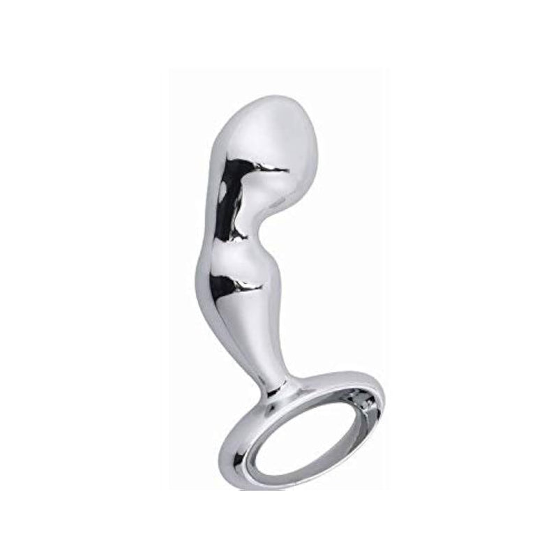 Adult Sex Anal Training Toy Stainless Steel Unisex Butt Training Plug With Ring Handle Anal Training Plug Prostate Masturbation Massage Toy
