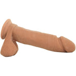 8 Inch Perfect D Dildo With Lube 1Oz | Harness Compatible Strap-On Dildo | Realistic Dildos | Suction Cup Base | Adult Sex Toys