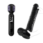 20.3 Inch Extra Large Long Dildo + Electric Shock Wand Vibrator