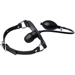 Inflatable Locking Silicone Penis Gag