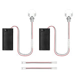 2 Pcs Miniature LED Lighting Kit for Model Houses & DIY Craft Projects