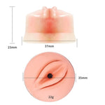 Men Stainless Steel Chastity Cage Simulated Silicone Vaginal Penis Cage Cock Cage Gay Small Chasity Cock Cage Bondage Man Sex Toys (Curved Ring, 45Mm)