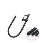 Silicone Urethral Sounds Metal Penis Plug With Multi Beads Dilator Masturbation Rod Stimulation For Men Urethral Plug Exercise Expanding Massage(10Mm)