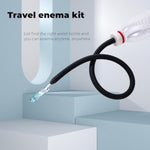 Travel Enema Kit for Deep Cleaning on the Go with Adjustable Adapters