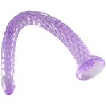 23.2 Inch Super Long Anal Plug Dildo, Large Butt Plug Anal Toy For Deep Pleasure, Flexible Prostate Massage G-Spot Stimulation For Men And Women (Purple)