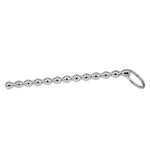 Elite 5.87 Inch Stainless Solid Urethral Sounding Penis Plug, 8.8Mm Bead