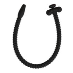 Thread Urethral Sounds Adult Sex Toy Silicone Penis Plug Urethral Dilator Set For Advanced Player Dilator Prostate(Black,9Mm)