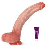 11.22 Inch Realistic Huge Dildo Sex Toys,Giant Dildos With Strong Suction Cup For Anal Clit G-Spot Stimulation,Big Thick Dildo For Hands-Free,Ultra Lifelike Penis Toy For Women And Couples-Xxl Size
